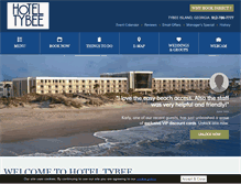 Tablet Screenshot of hoteltybee.com